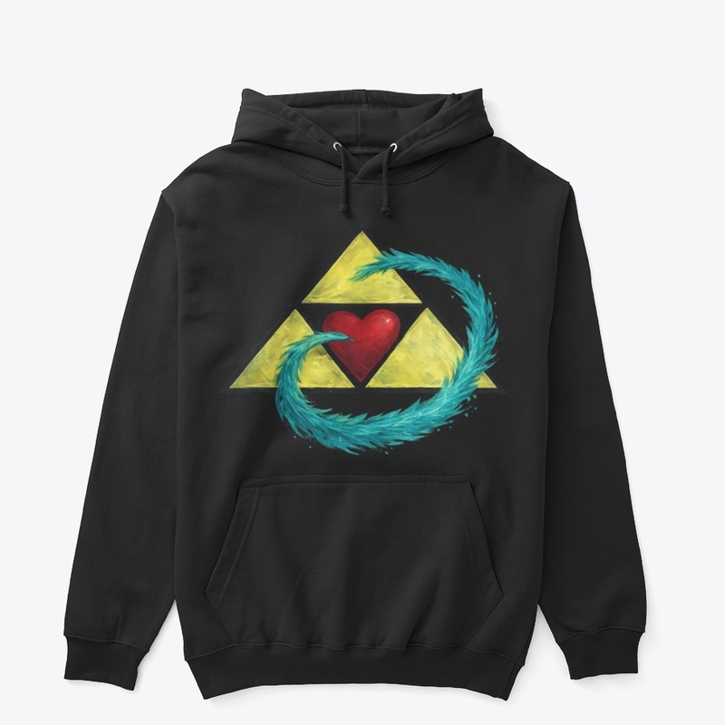 Vibration of Awesome Spiral Hoodie Front