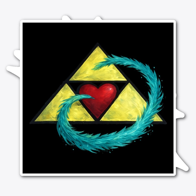 Vibration of Awesome Spiral Sticker