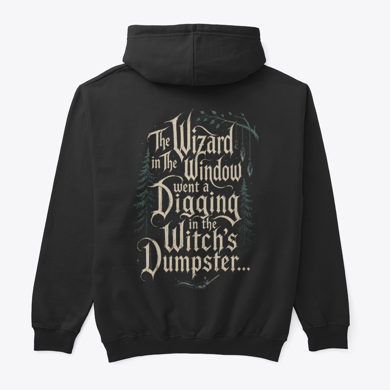 Wizard in the Window Hoodie Back