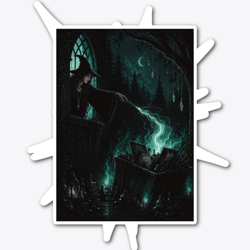 Wizard in the Window Sticker